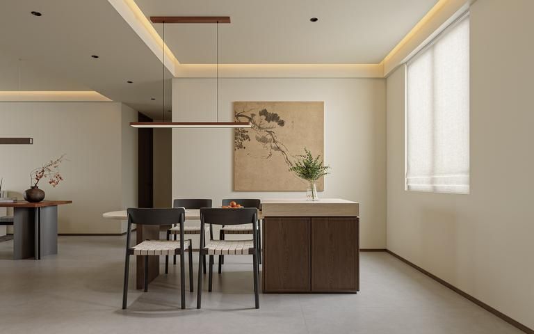 建发 · 餐厅实际交付效果图