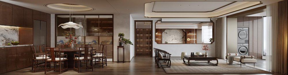 福泰华庭 · 餐厅实际交付效果图